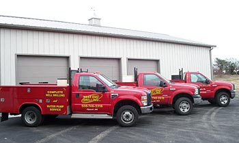 West End Drilling service trucks